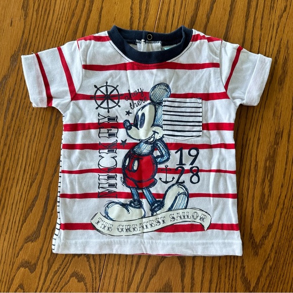 NWOT Disney Baby 2 Piece Mickey Mouse Sailor Set, 3-6 months size - Picture 2 of 15